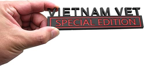 Miniatura 2 de 1 emblemas de edición especial de veterinario de Vietnam 3D, calcomanías elevadas para exteriores, calcomanías de camioneta, guardabarros, insignias