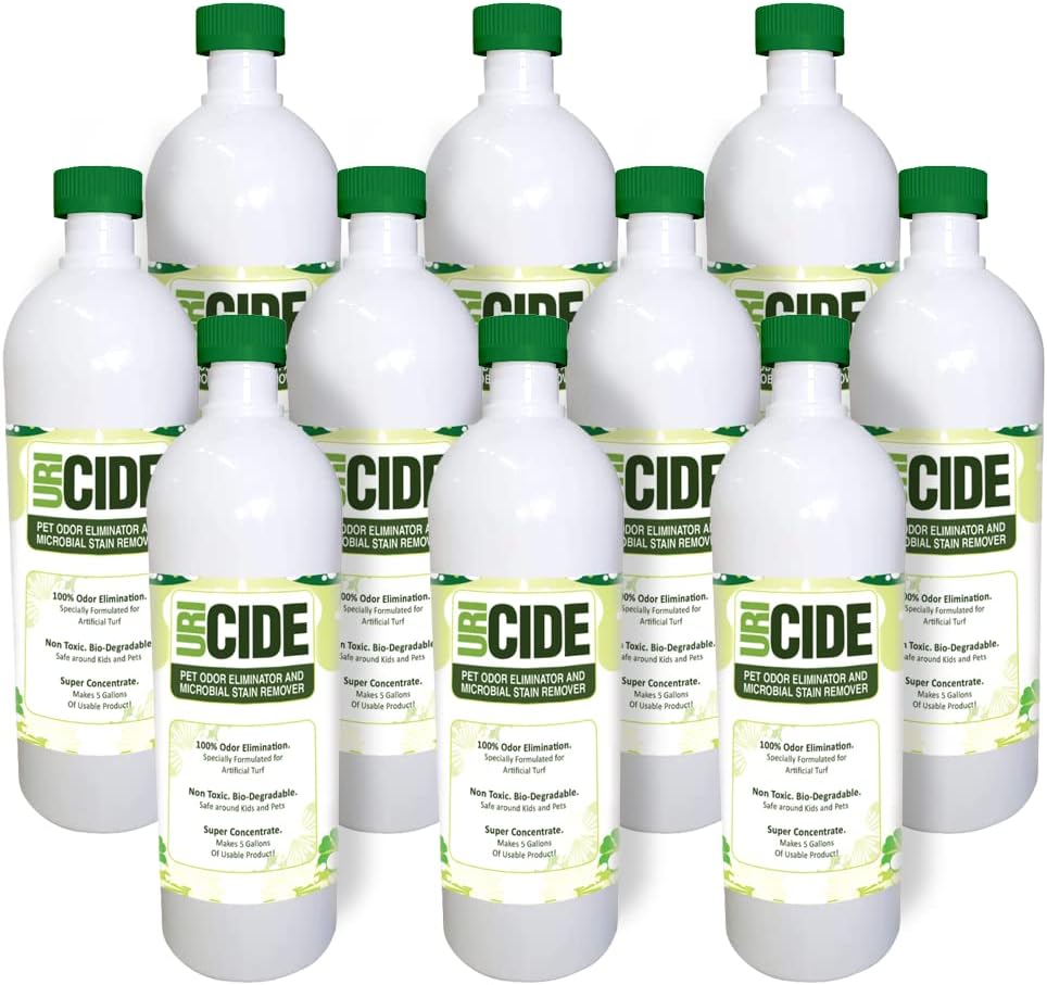 Remove Pet Urine Smells from Artificial Turf. Makes 50 Gallons of Usable Product. Buy Case Quantity and Save.