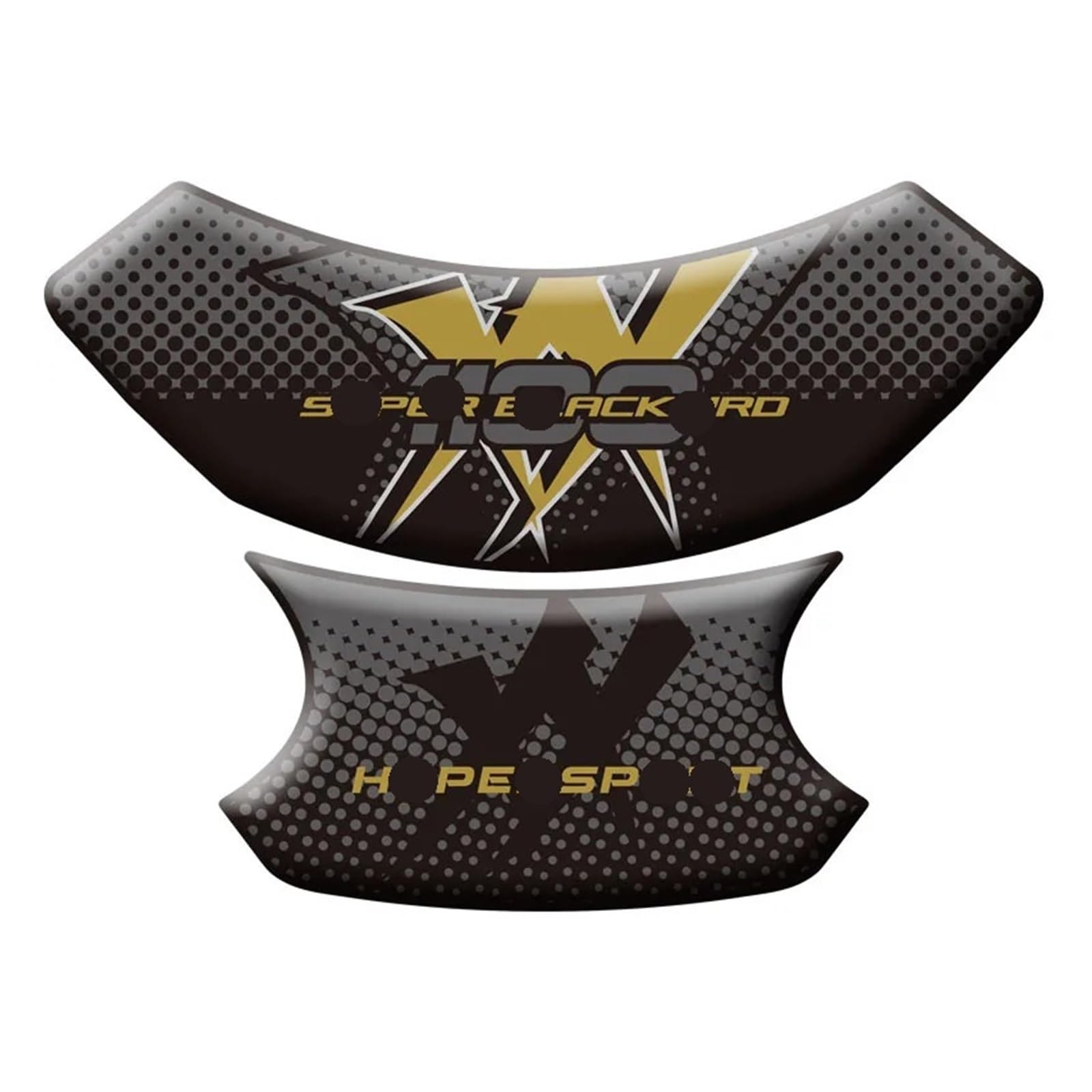 Motorcycle Tank Pad Protector Sticker Fish Bone Sticker 3D Tank Pad Protector Sticker for Hon&da CBR1100XX Blackbird 1996-2008 Gas Stickers Decals