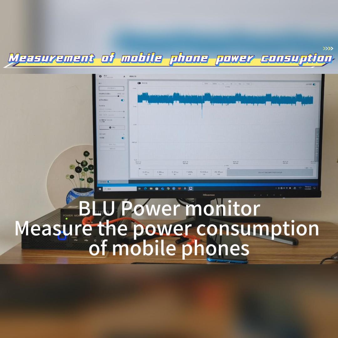 Image of Power Analyzer & Power Profiler with SMU, 100nA-6A Current Measurement, 100kHz Sampling, USB Interface, for IoT, MCU, BLE, Mobile R&D.Power Monitor,BLU939
