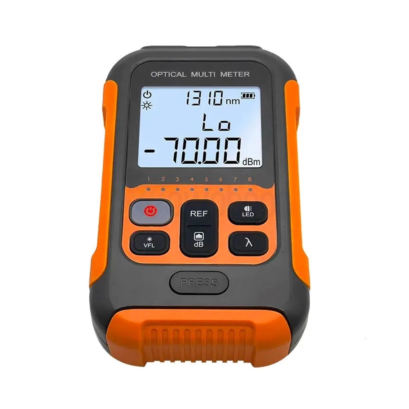 Testeur de Fibre Optique Mini Compteur De Puissance Optique Personnalisé 4 en 1, Localisateur Visuel Défauts, Testeur Câble Réseau, Lumière LED OPM VFL 10/20/30/50MW