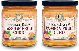Harrowgate Traditional English Passion Fruit Curd (2 Jars x 10.5 oz)