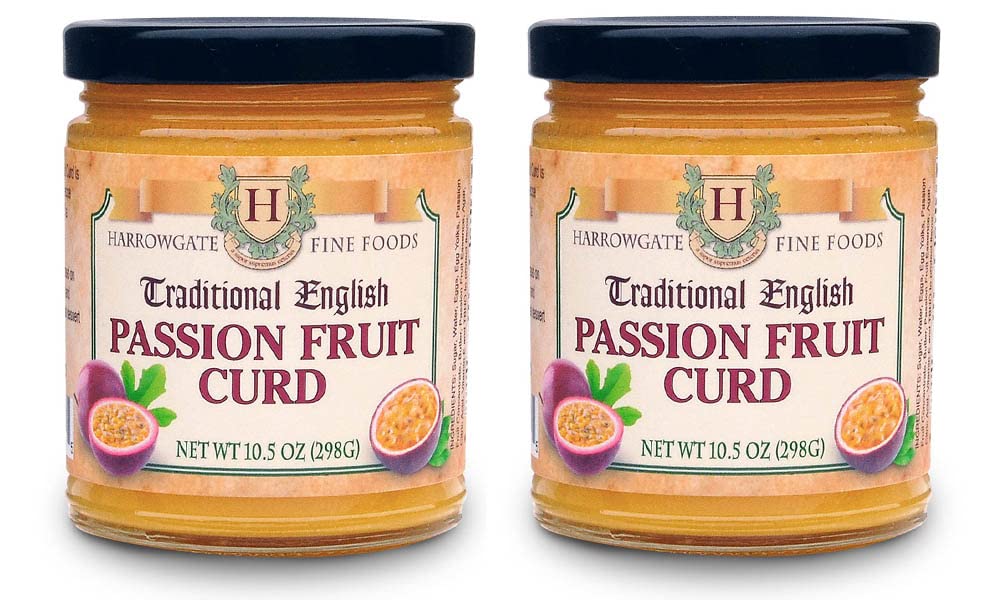 Harrowgate Traditional English Passion Fruit Curd (2 Jars x 10.5 oz)