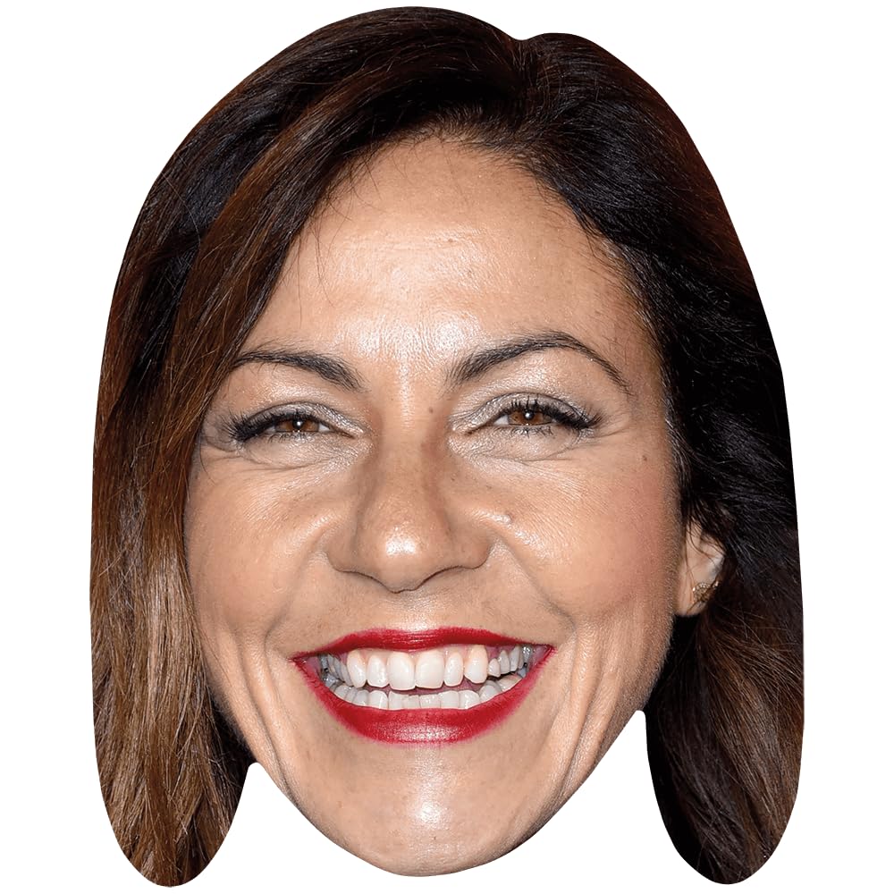 Julia Bradbury (Smile) Celebrity Mask, Flat Card Face, Fancy Dress Mask