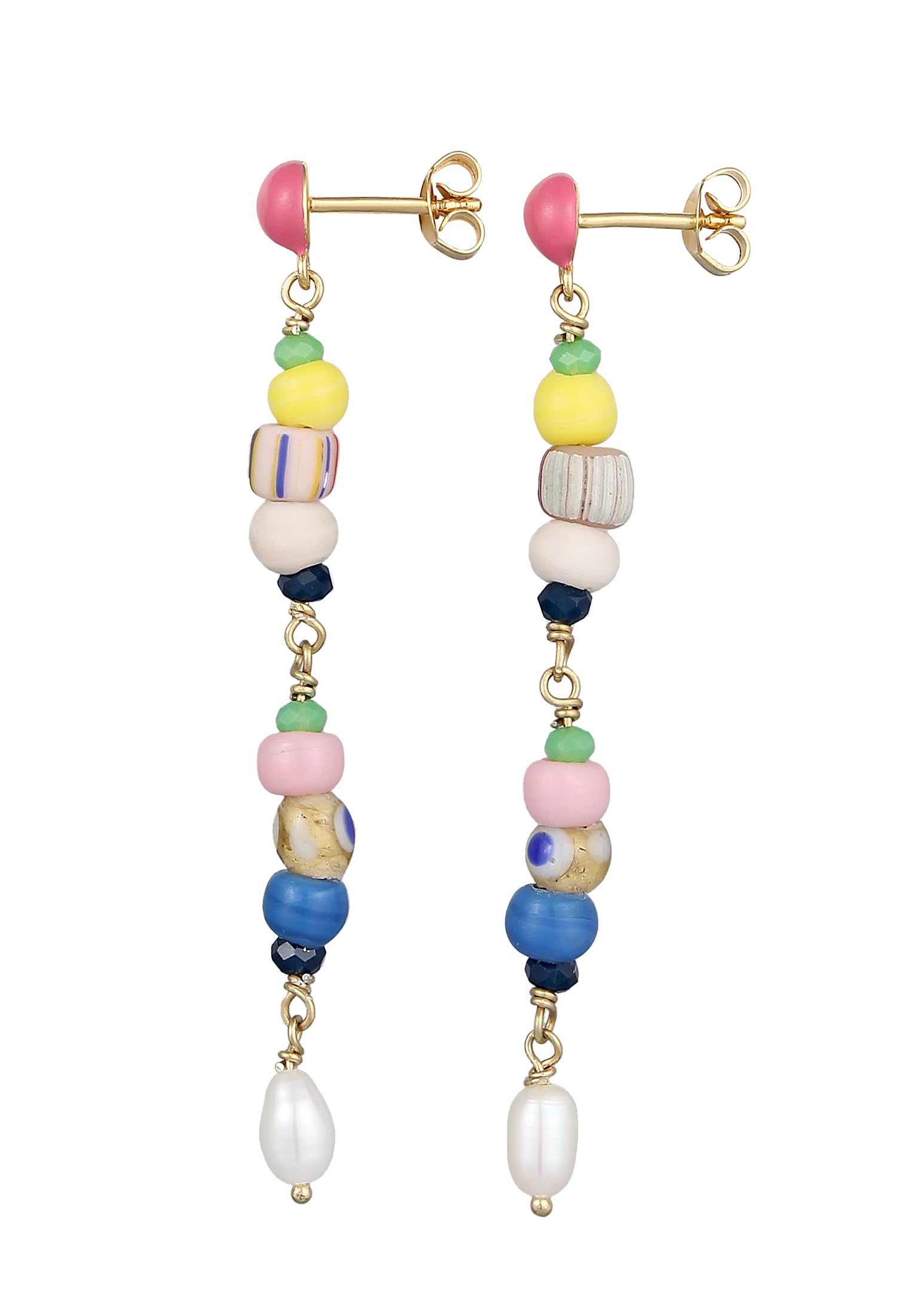 Elli Ohrringe Elli Ohrringe Damen Ohrhänger Beads Bunt mit