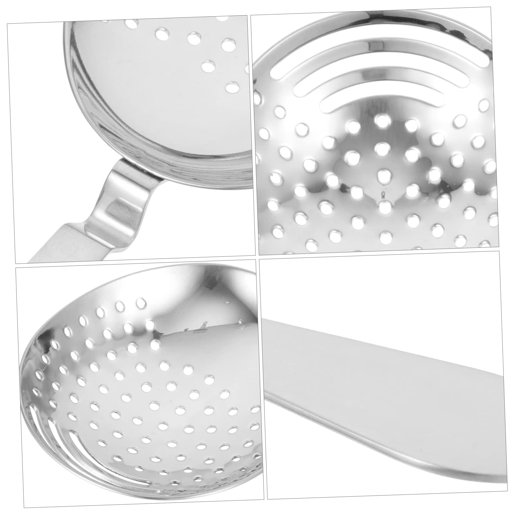 TOPBATHY 3piezas Colador De Cócteles De Inoxidable Para Filtrar Herramienta De Bartending Para Cócteles y Bebidas Diseño Ergonómico Práctico