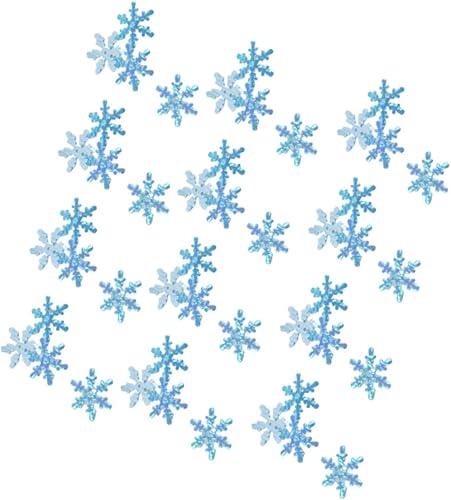 Miniatura 8 de COHEALI 9 Packs Wedding Decor Christmas Ornaments Snowflakes Christmas Party Decoration Snowflake Decorations Accessories Confetti