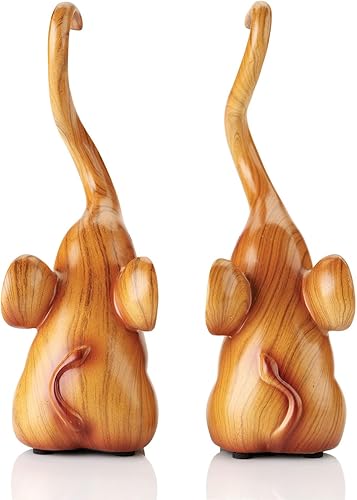 Miniatura 9 de Figura decorativa de dos elefantes formando un corazón