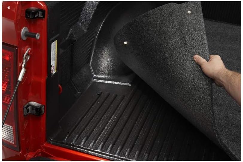BedRug Bedmat | Fits 2015 - 2026 Ford F-150, 6.5" Bed, Models w/Drop-In Liners | Charcoal Grey, BMQ15SBD