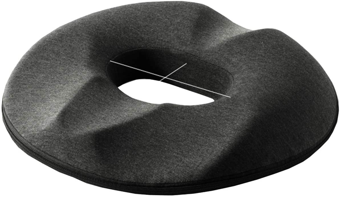 Donut Kissen Hämorrhoiden Steißbein Kissen für Druckentlastung Orthopädisches Ring Sitzkissen für Zuhause/Auto/Büro 45x40x7.5cm