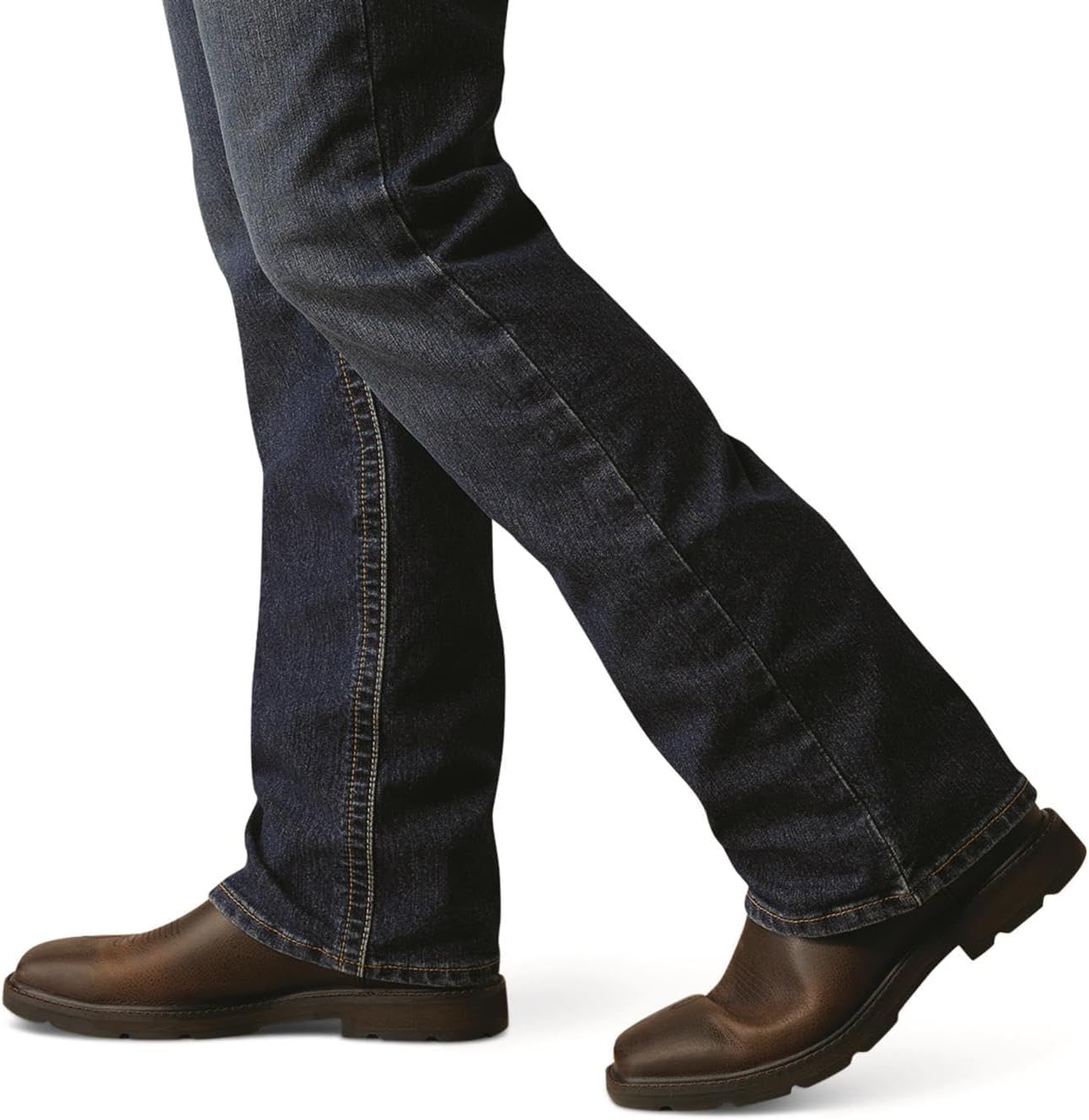 Ariat Mens Rebar M4 Relaxed Rail Boot Cut Jean - Image 3