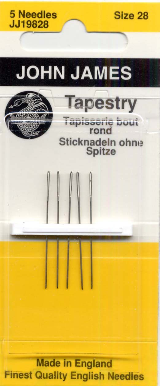 Amazon.com: Tapestry Hand Needles-Size 28 5/Pkg : Arts, Crafts