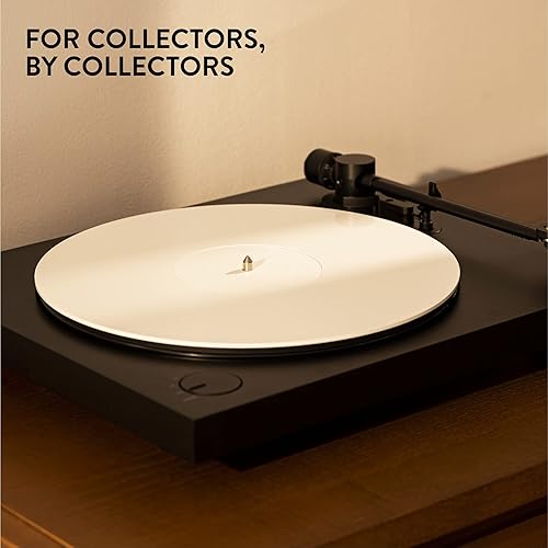 Vista 12 de Big Fudge Tapete acrílico para tocadiscos, estático y reductor de vibraciones, accesorios de vinilo para un mejor agarre, se adapta a todos