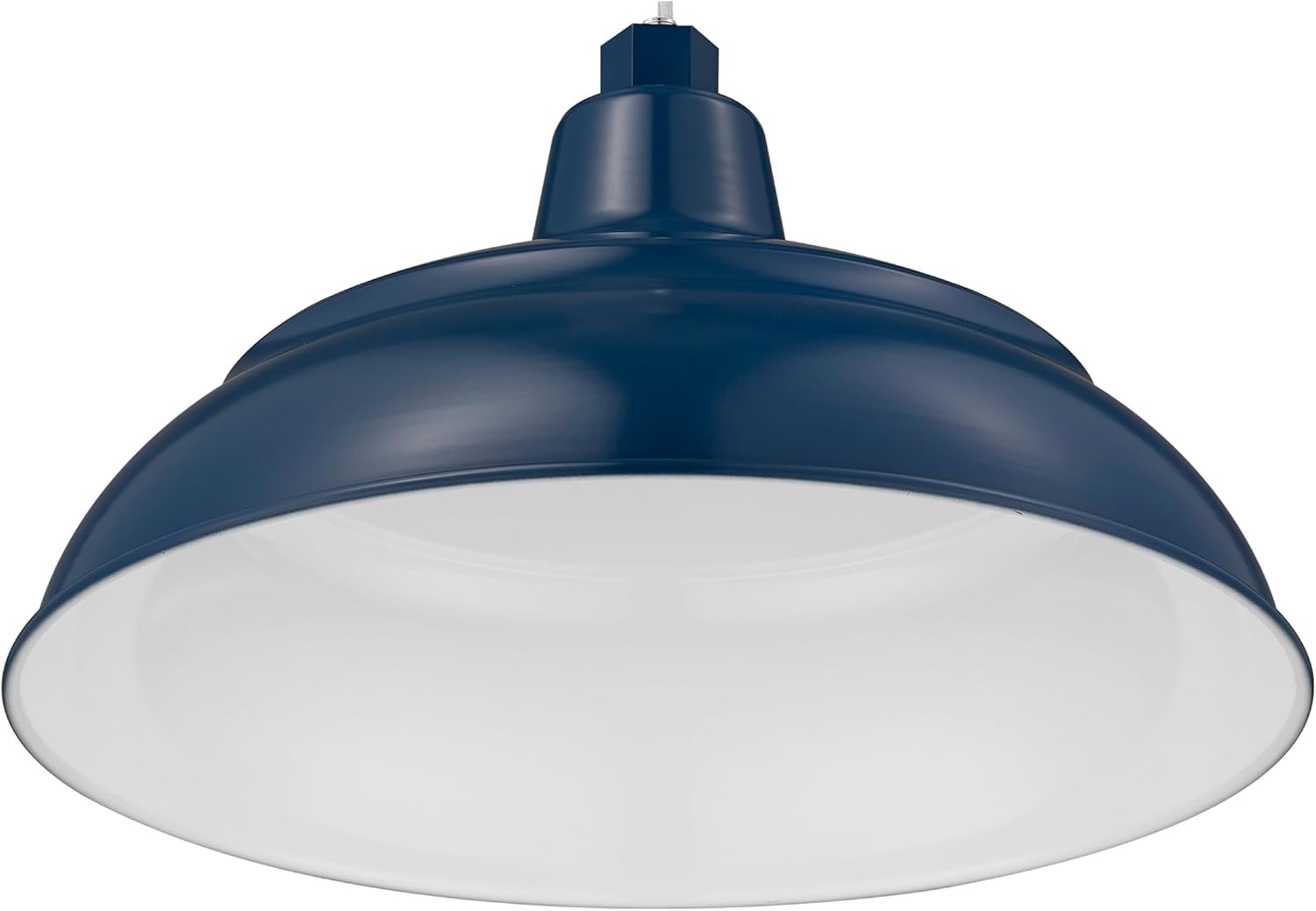 Millennium RWHS14-NB Restoration One Light Pendant from R Series Collection in Bronze/Dark Finish, Navy Blue