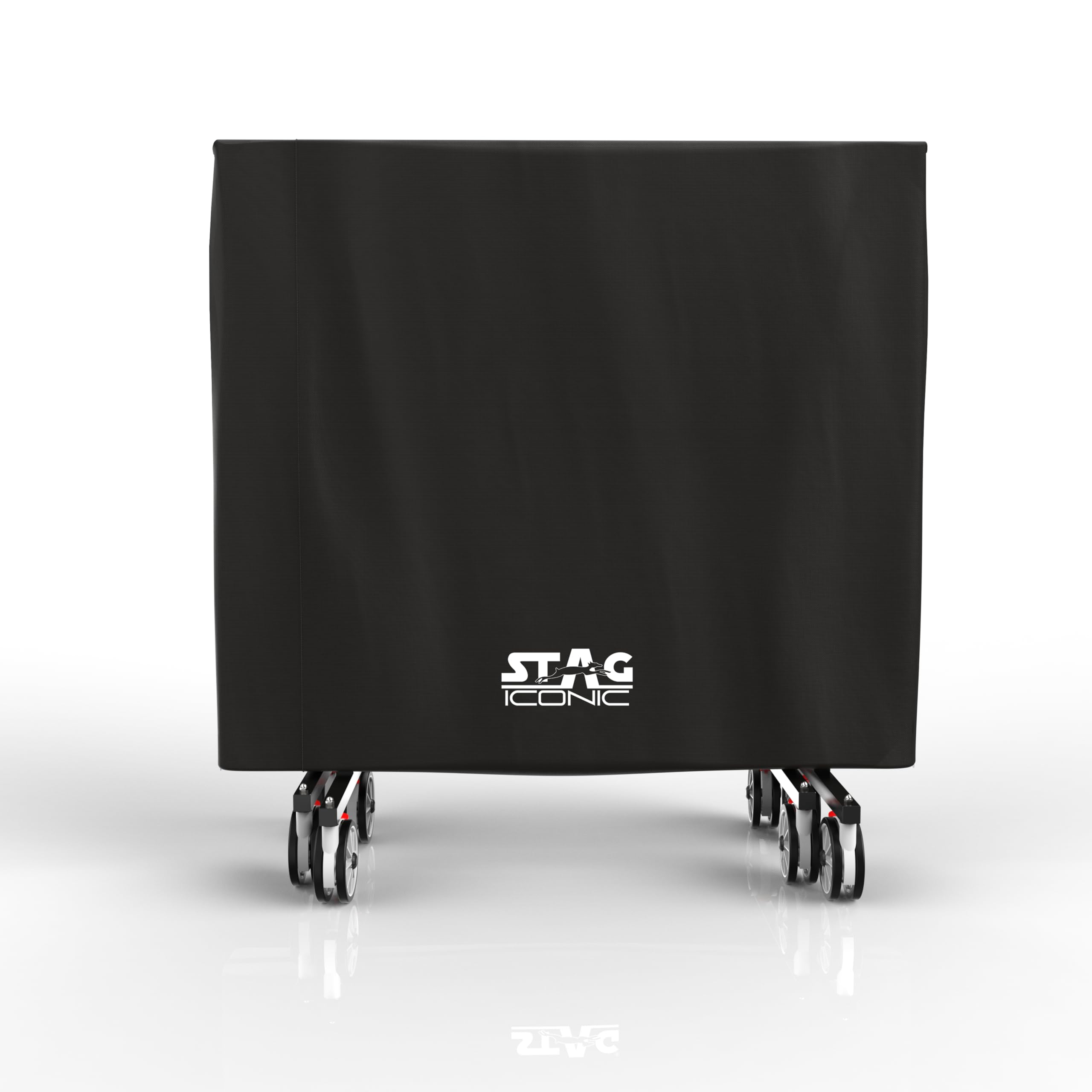 STAG ICONIC Table Tennis All Weather Premium Table Cover | Waterproof Indoor/Outdoor Protection | Fits Full-Size Folding Tables | Dustproof, Durable Polyester with Hook-and-Loop Closure 1