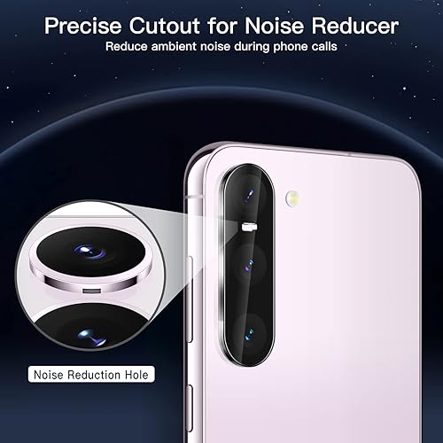 Miniatura 5 de JETech Protector de pantalla de privacidad para Samsung Galaxy S23+ S23 Plus 5G de 6.6 pulgadas con protector de lente de cámara, película de