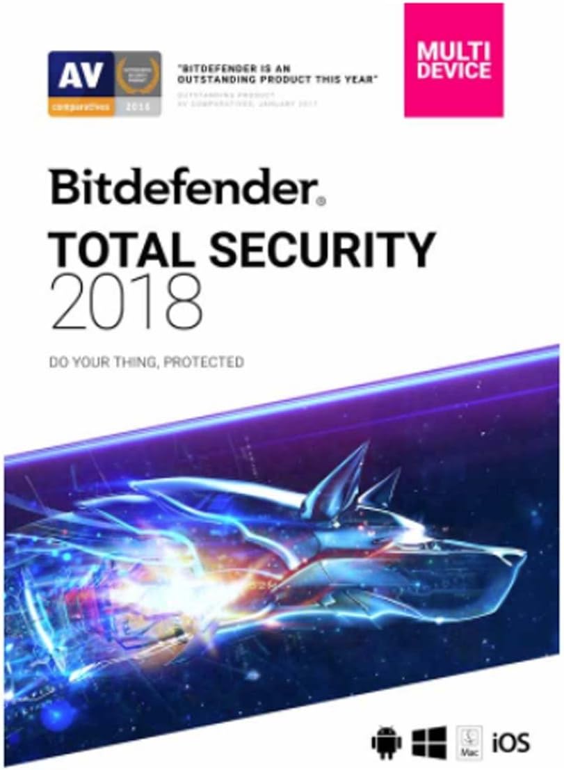 Bitdefender Total Security | 5 Devices | 1 year License Linked to your Email | Delivery within 5 Hours