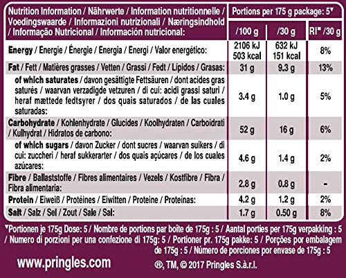 Chips Tuiles Barbecue Texas Pringles La Boîte De - vue 3