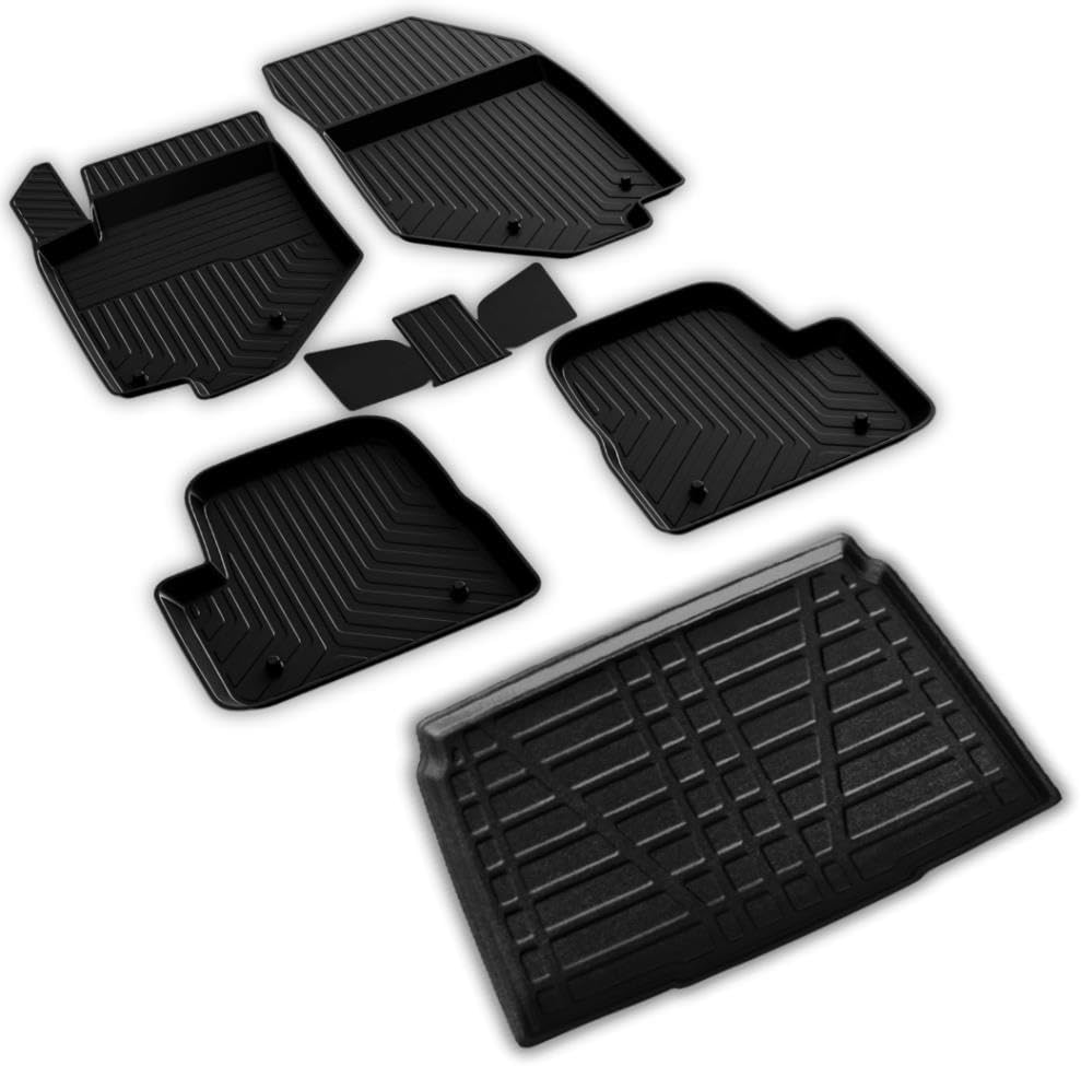 ferrous autoaccessories Peugeot 208 ile Uyumlu 4D Paspas ve 3D Bagaj Havuzu 2021 ve Üstü