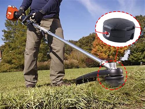 Miniatura 6 de SRM 225 Cabezal de recortadora para Echo Speed-Feed 400 Bump Trimmer Head Wear Cap Cubierta de carrete y cabezal de recortadora Reemplaza SRM210