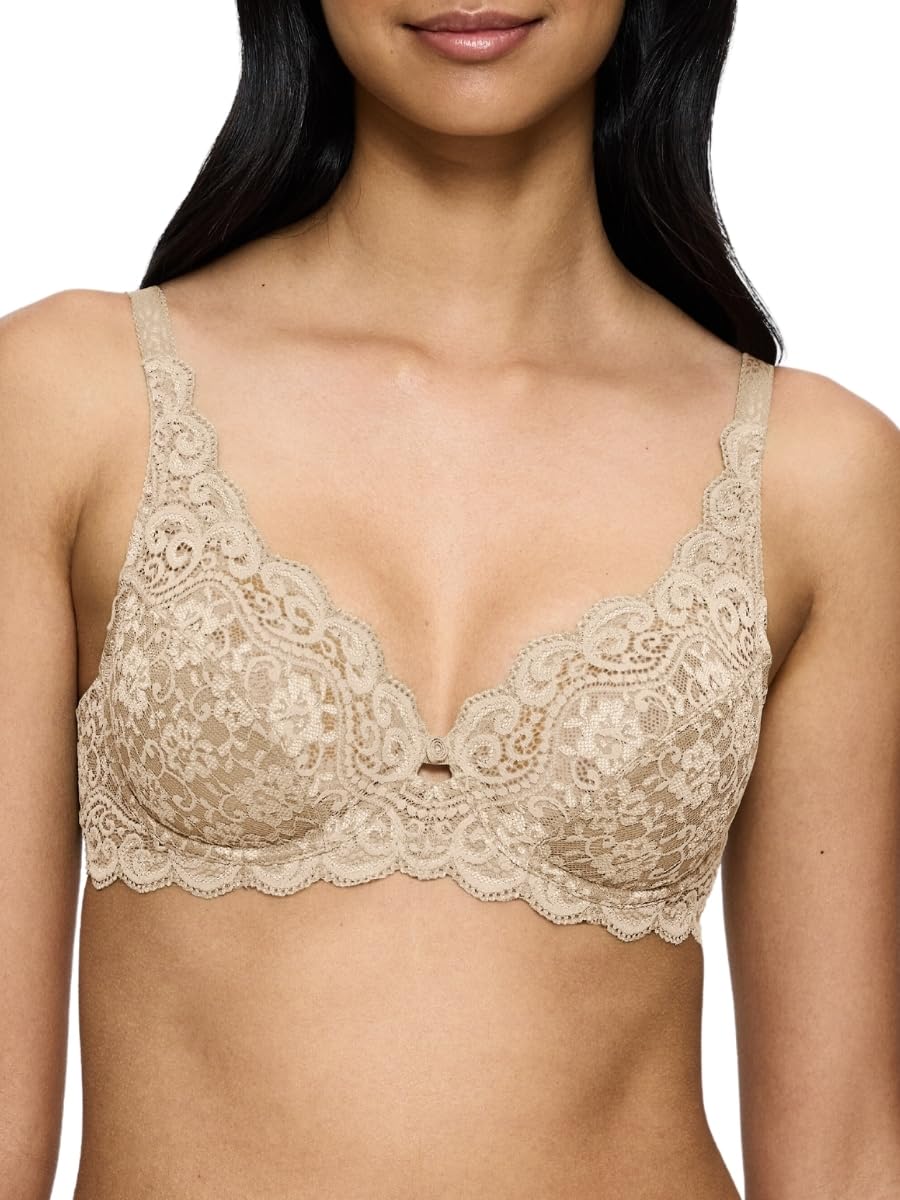 Triumph - Women's Bra - Amourette W High Apex - 40E - Nude