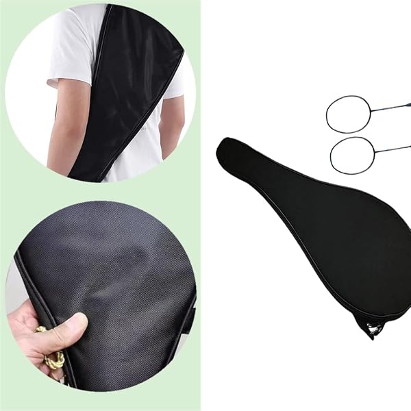 Borsa da badminton, borsa da viaggio per racchette da tennis, impermeabile per racchette da badminton, custodia protettiva di alta qualità - 3