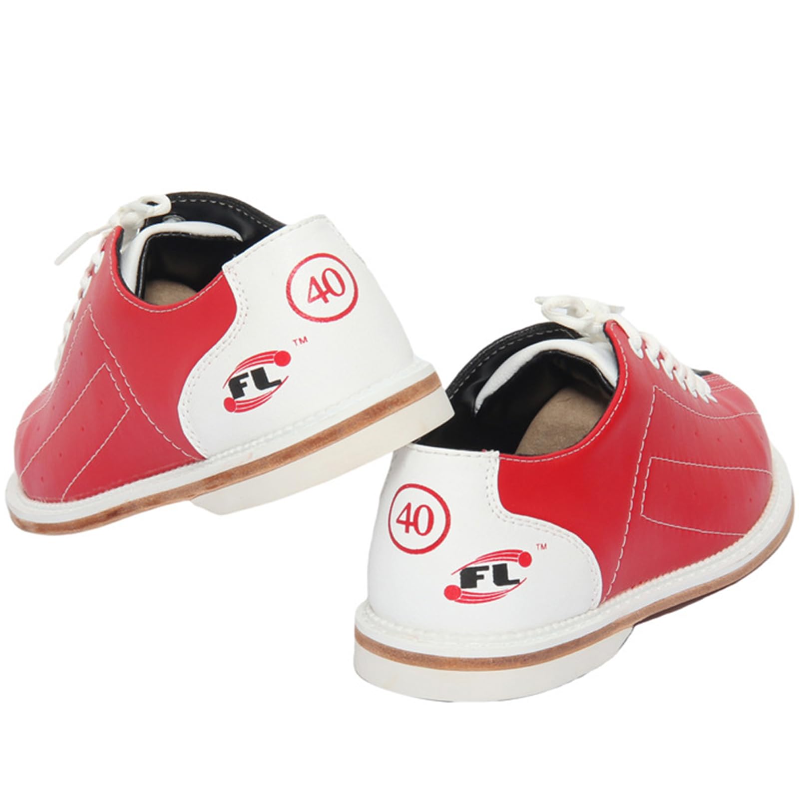 SDEQA Scarpe da Bowling Uomo, Scarpe Bowling con Lacci Donna, alla Moda Anti-Resistenza