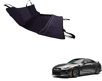 CuboDePlato Car Pet Rear Seat Cover Dog Hammock Make Black Red for