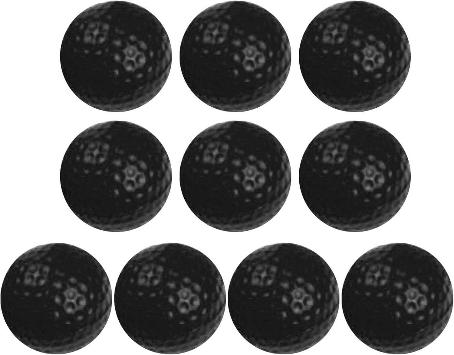 10Pcs Long Lasting Limited Flight Practice Golf Ball for Backyard Realistic Feel PU Practice Foams Flight Training