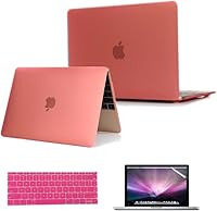 Vista 11 de Se7enline Funda rígida compatible con MacBook de 12 pulgadas modelo A1534 2015/2016/2017/2018/2019, versión para laptop, funda protectora rígida