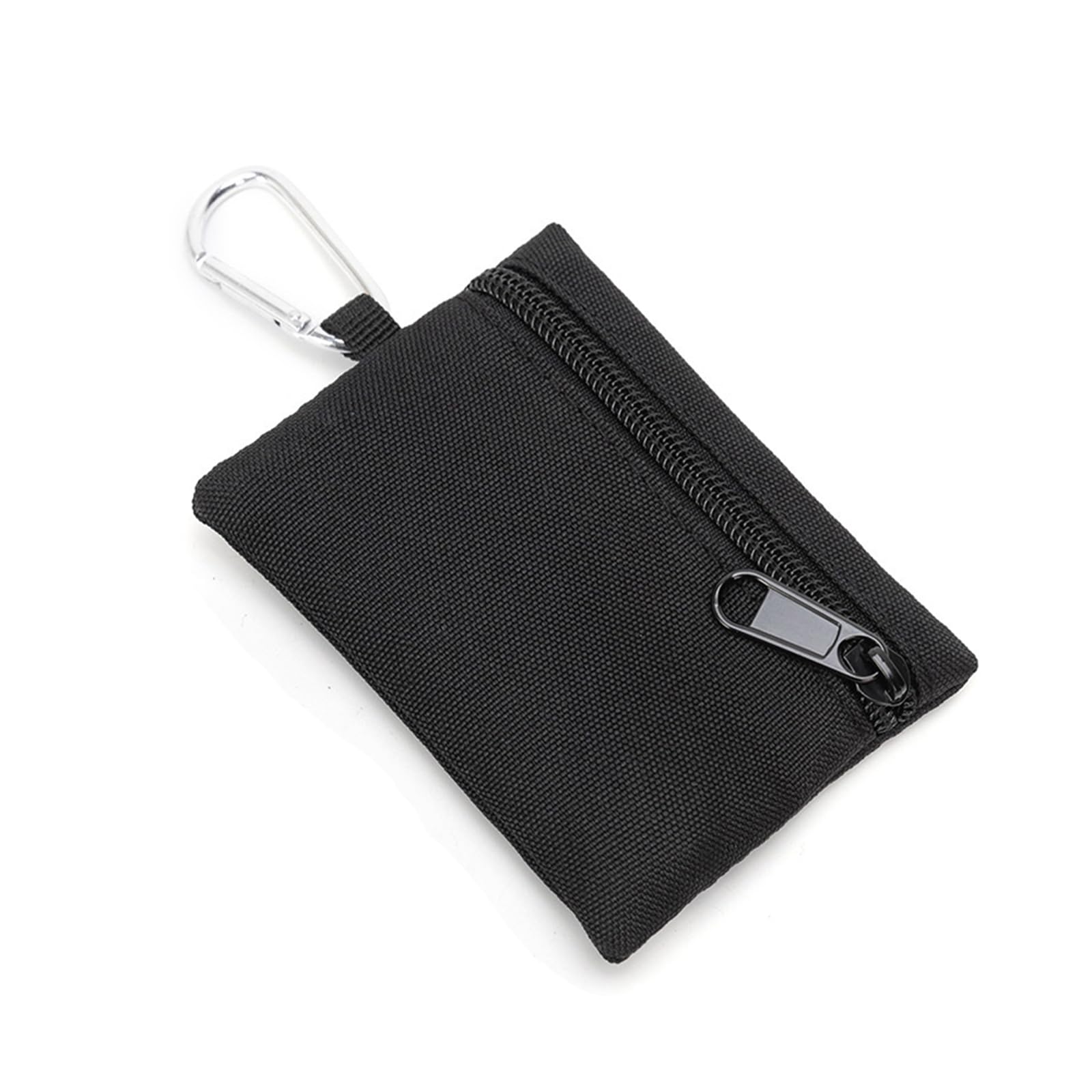 Multi-Purpose Tactical Molle Pouch Bag with Carabiner, EDC Mini Portable Key Card Case Coin Purse, Outdoor Waist Pack for Camping, Hiking, Cycling, and Travel