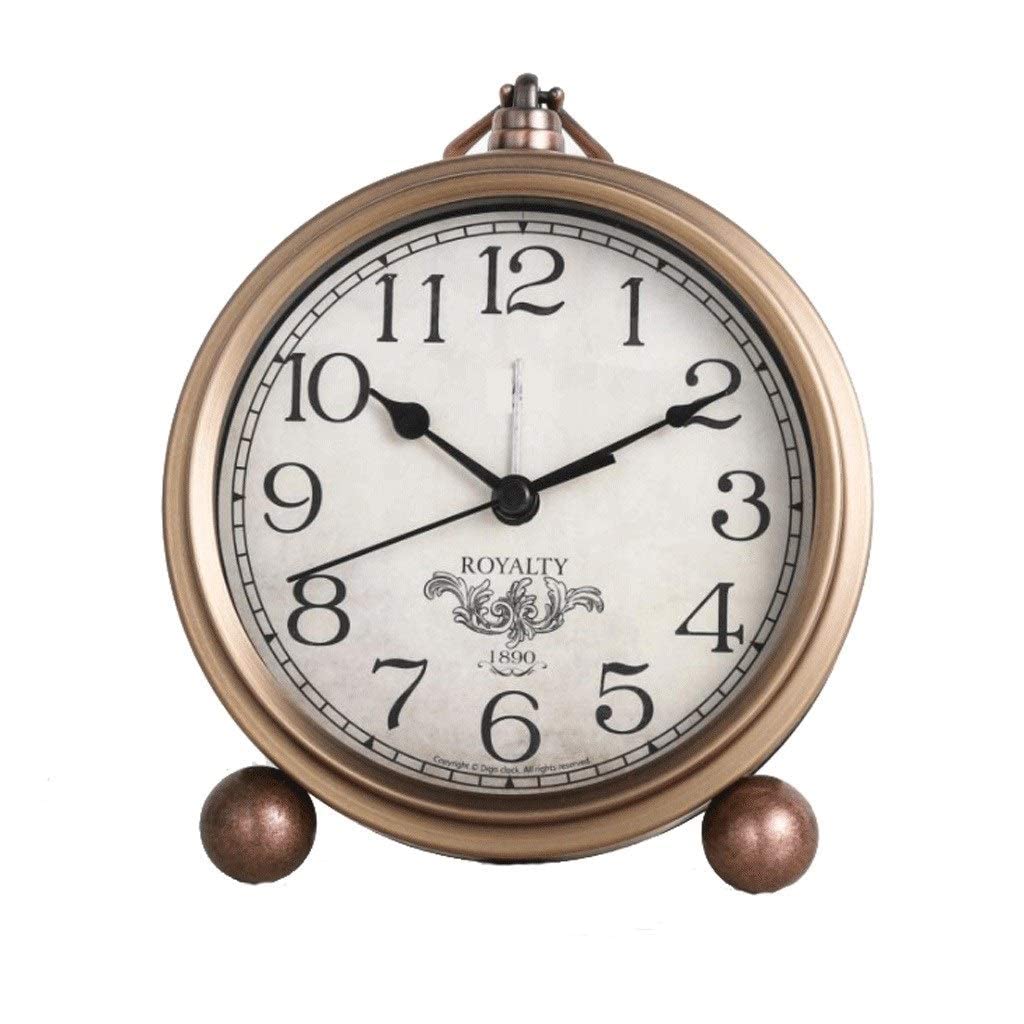 Reloj despertador digital vintage para decorar mesitas de noche sin tictac 5