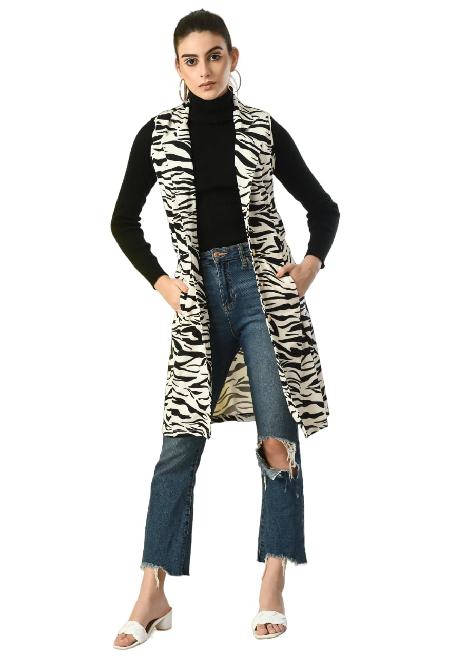 iuga Women Casual Long Sleeve Check Shrug-picture-24