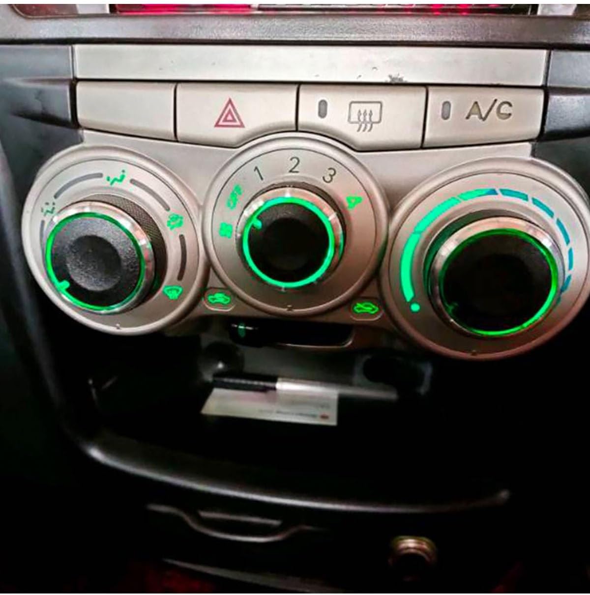 Temperature Adjustment Knob for Beilu Myvi 3 Pieces/Set Car Air Conditioning Knob Climate Control HVAC