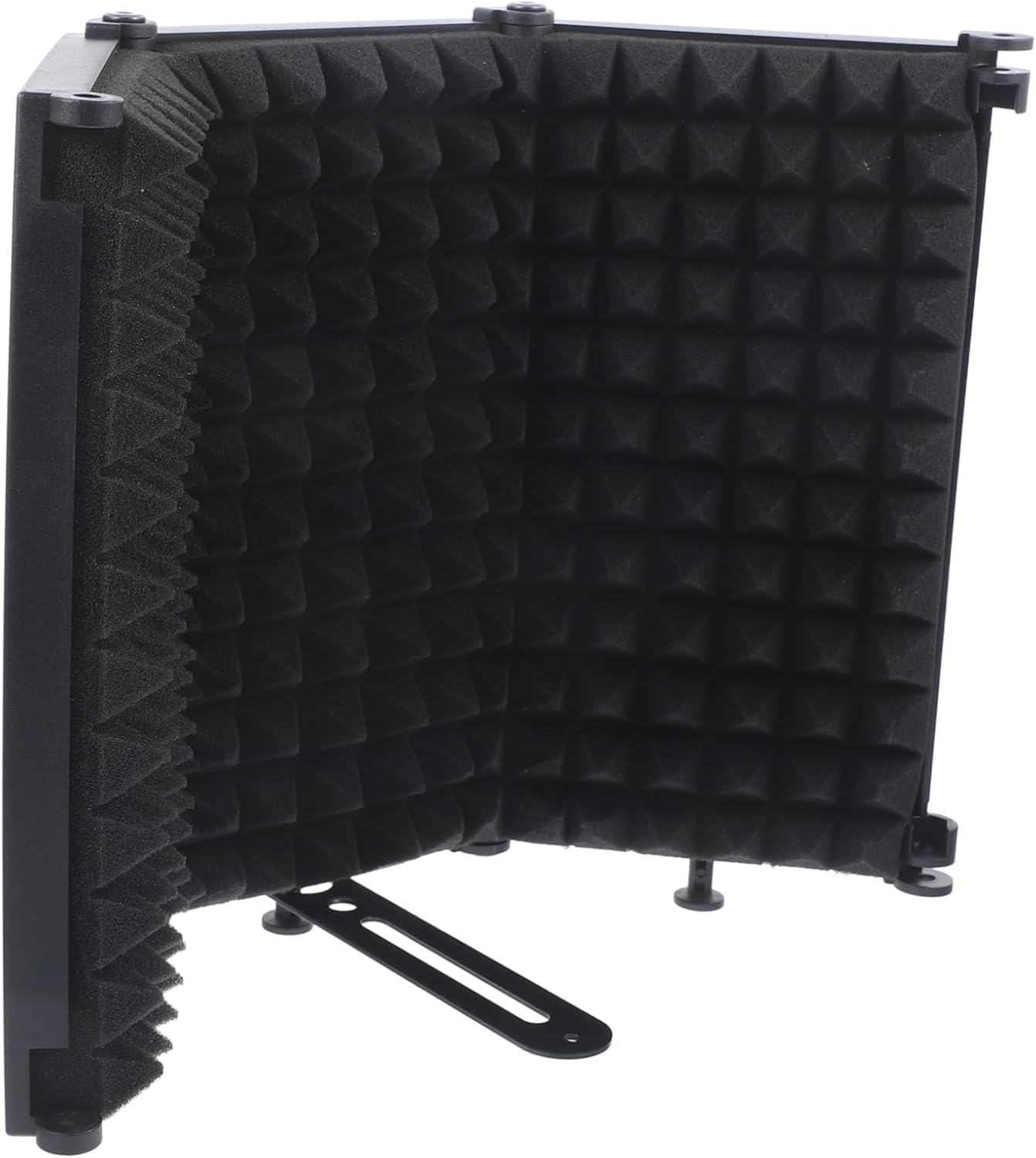 Microphone Windscreen Pop Filter U-Shaped Noise Reduction Mic Cover Foldable Design for Recording Studio and Outdoor Use