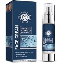 Mens Facial Moisturizing Cream, Hydrating and Nourishing, Reduces Fine Lines, Eye Bags, and Dark Circles, Facial Care Cream