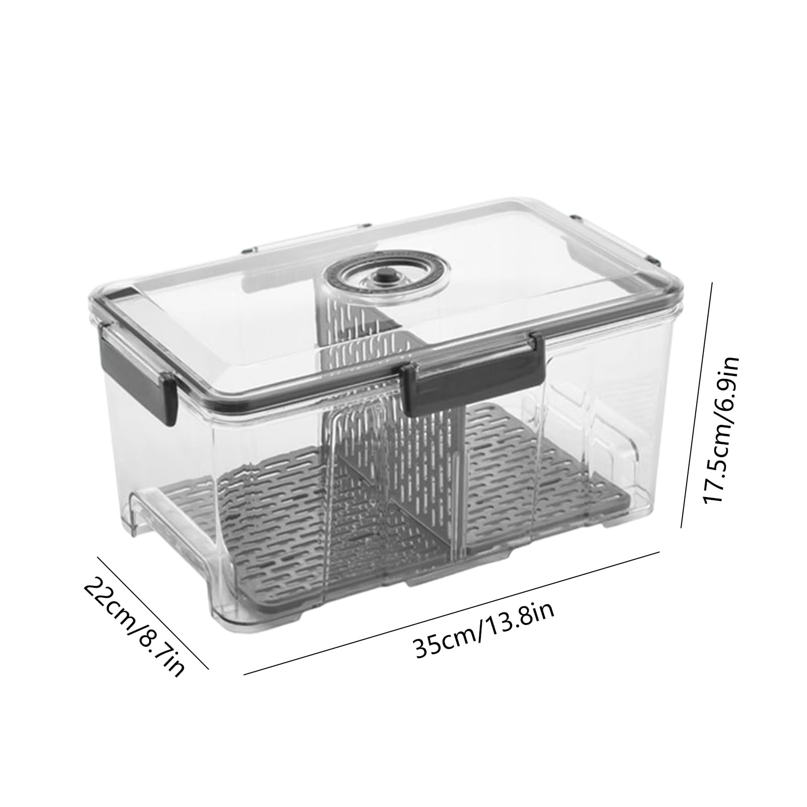 Contenitore per alimenti trasparente con timer – Contenitore sottovuoto
