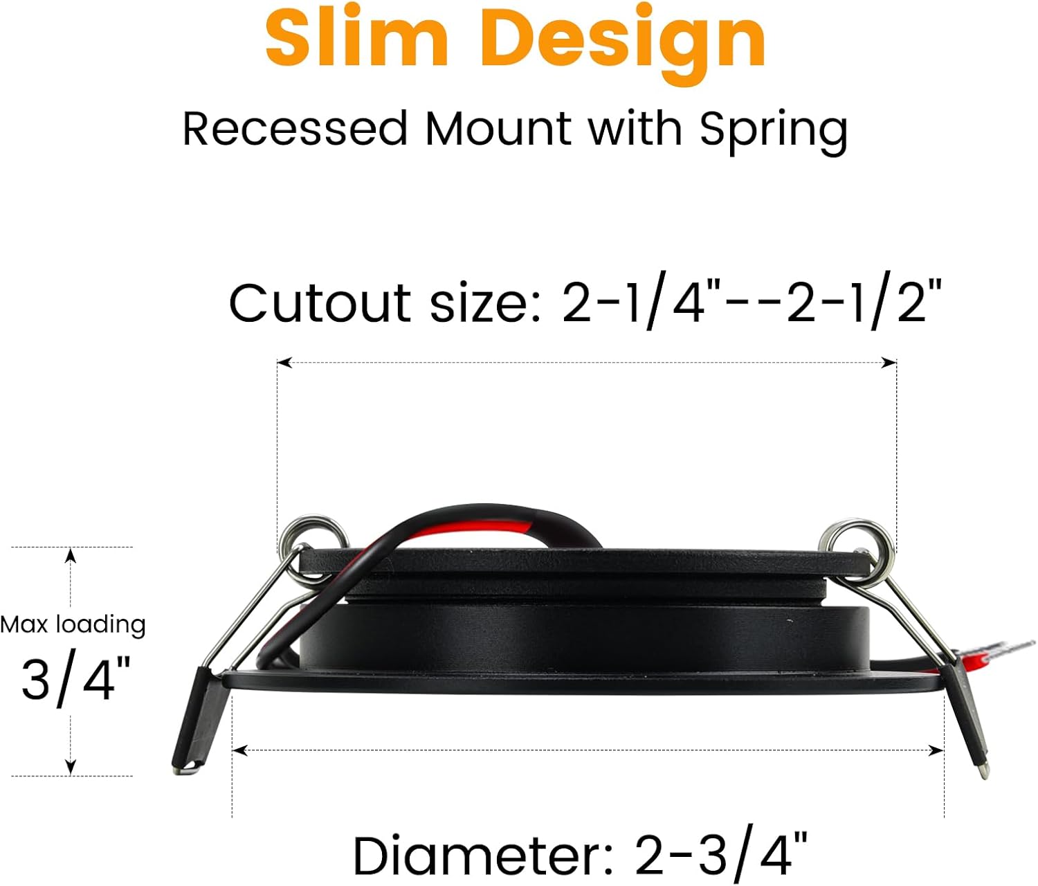 8-Pack 12V Dimmable LED Puck Lights, RV Interior Recessed Ceiling Lights for Camper Van, 2.75" Flush Mount Downlight, 215 Lumen 12 Volt LED Lights for Kitchen Cabinet, Boat, Truck