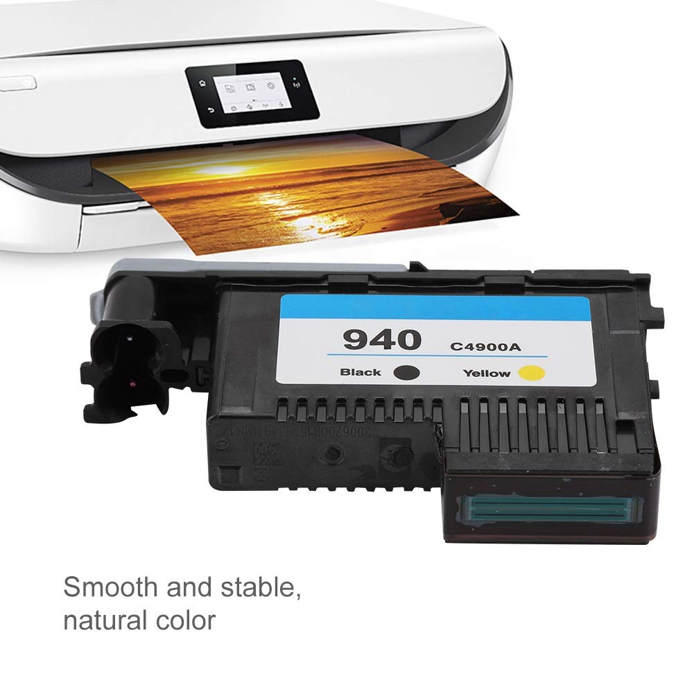 C4900A Printkop Compatibel voor 940 C4900A C4901A voor 8000 8500 Serie(Zwart Geel & Rood/Blauw