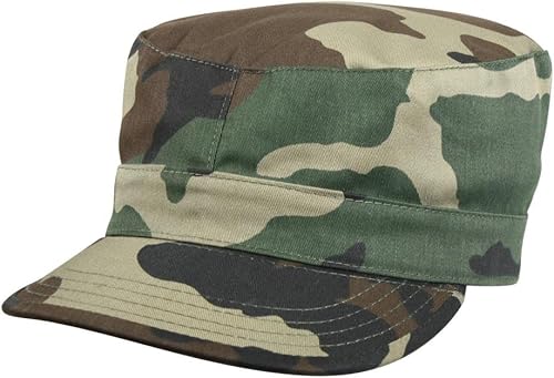 Ultra Force Woodland Camo Fatigue Caps