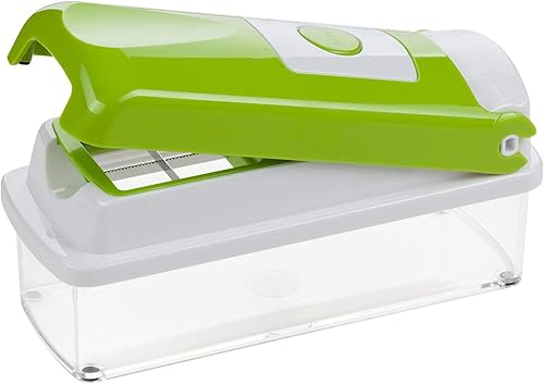 Miniatura 4 de Genius Nicer Dicer Smart Julietti (16 piezas) Cortador de verduras en espiral, cortador multifuncional, picador de mandolina, manual para cortar en