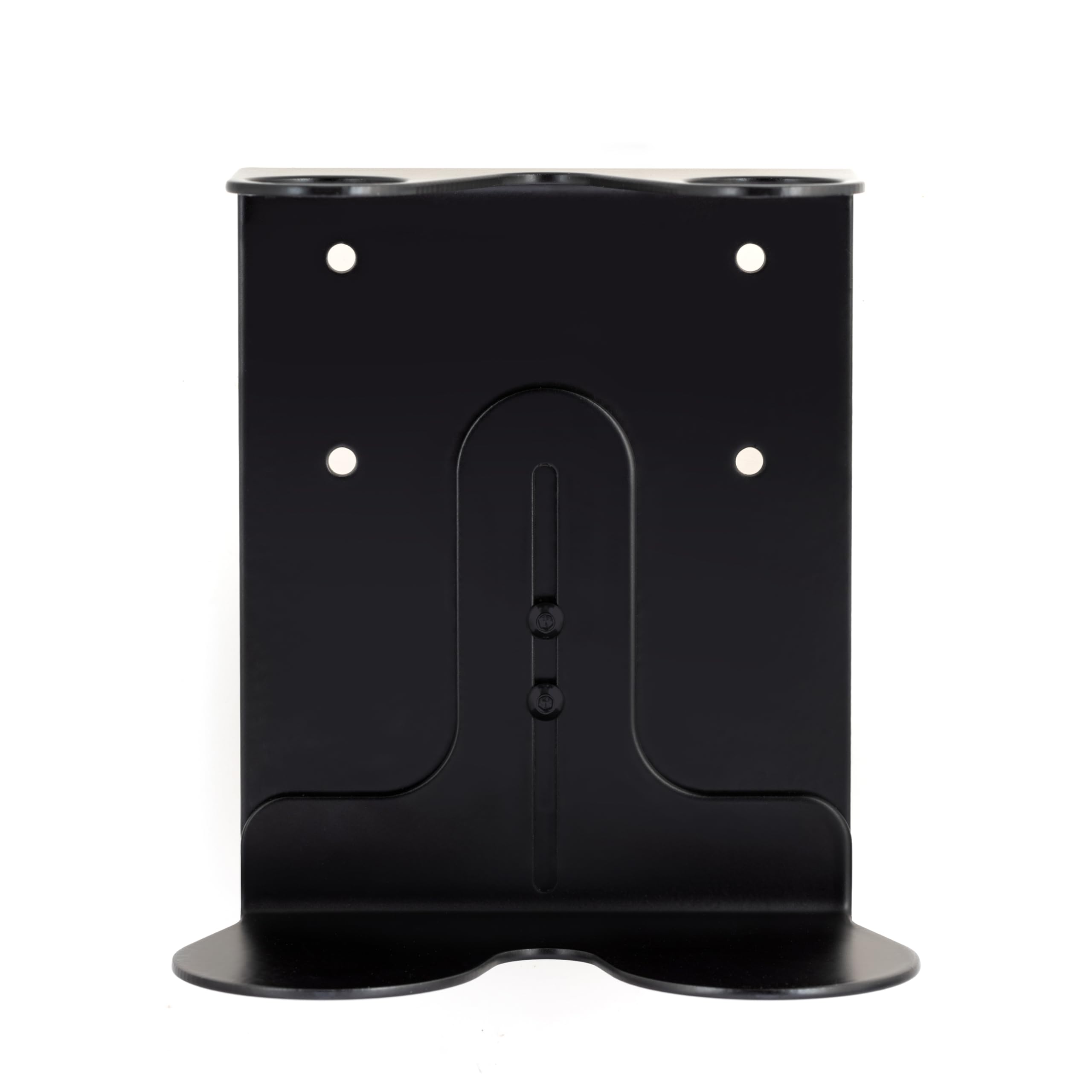 Support Mural pour Distributeur de Savon Noir Kuishi, Porte-Bouteille de Savon 250-500 ML, Double Noir, résistant à la Corrosion et aux Marques, décoration, Bouteilles Non incluses.