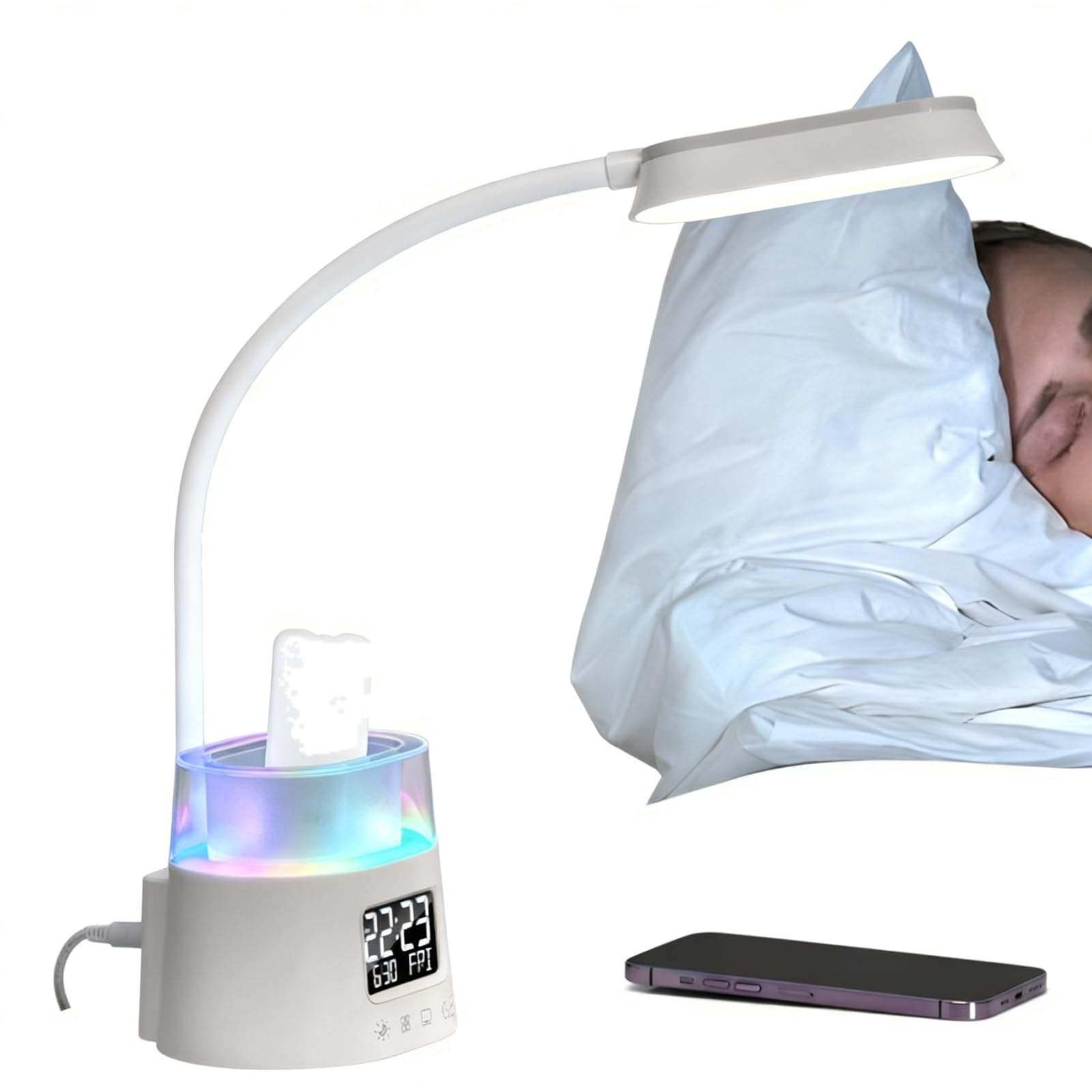 mophrati Sophisticated Desk Light Combines Functionality with Style Offers Pen Holder Extra Space While Illuminating Room Lamps