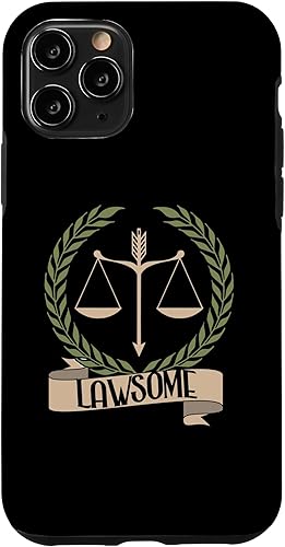 iPhone 11 Pro Lawsome Balanzas de justicia abogado Estuche para estudiantes de derecho