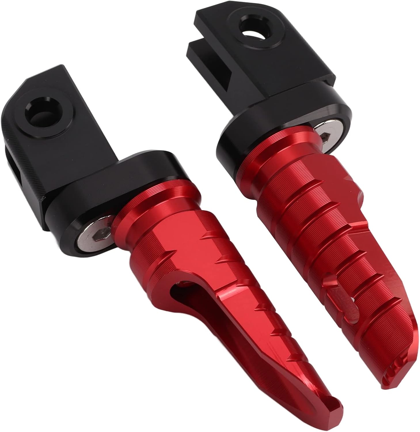 Powersports Foot Pegs,2Pcs Motorcycle Front Foot Pegs CNC Aluminium Alloy Footrest Replacement Accessory for Aprilia Rs660 Rsv4 Tuono 660 V4 1100