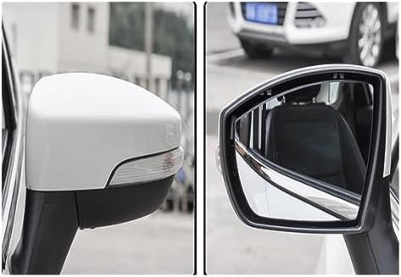 Szkło lusterka bocznego samochodu, dla Ecosport 2013-2019 Lusterka zewnętrzne Soczewki odblaskowe Soczewki wsteczne Drzwi Lusterko boczne samochodu (B 1pcs left (B 1pcs left heating)