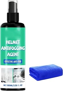 Anti Fog Spray for Hockey Helmet, 100ml Motorcycle Helmet Anti Fog, Glasses Lens Anti-Fog Streak-Free Cleaner Polishs for Sports Goggles Hockey Helmets
