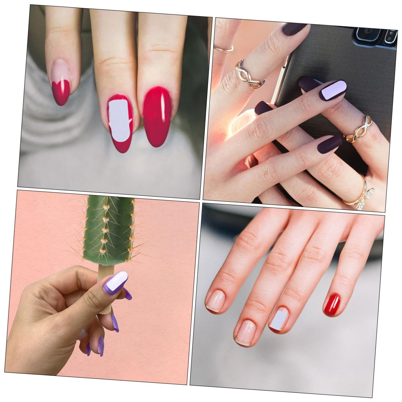 6sheets Silk Nail Wraps of Adhesive Nail Protector for Reinforcement Silk Gauze Material for Easy Application for Manicure and Salon Use