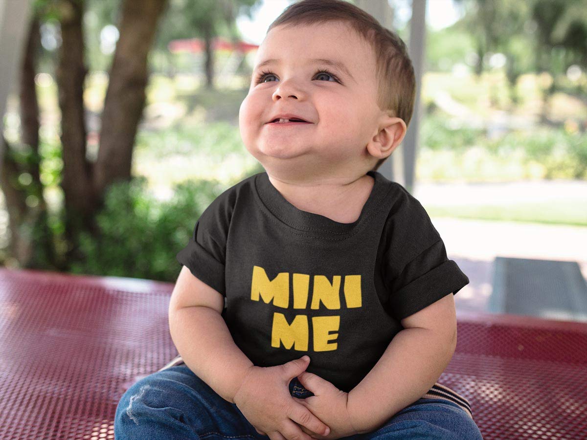 Geschenk Baby und Papa Tshirts - Partner Outfit Me Mini Mini Me