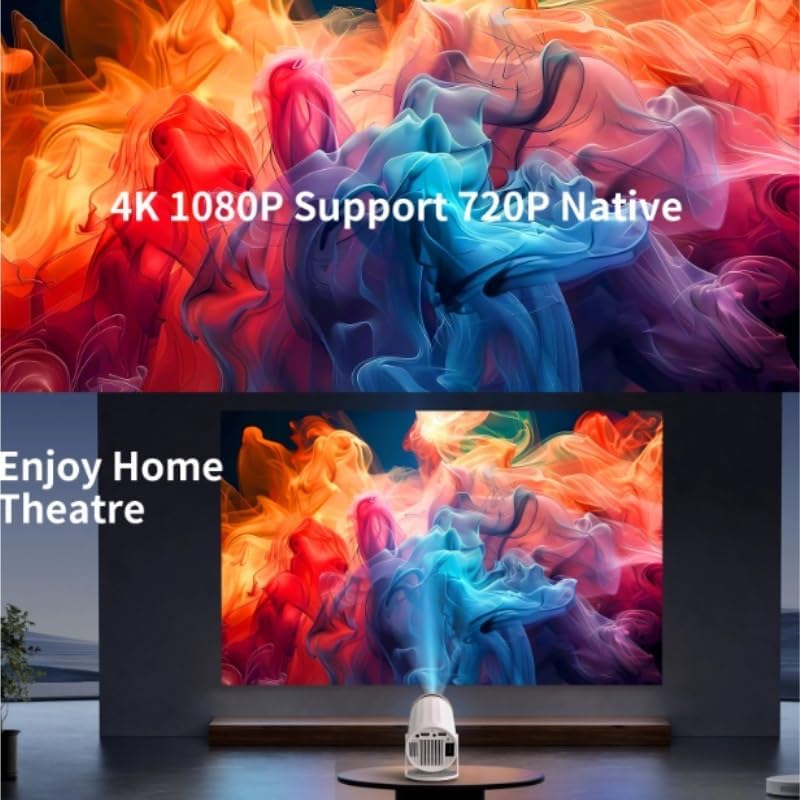 Portable Home Bedroom High Definition Outdoor Projector Multi Screen Projection Machine